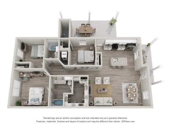 3X2 Floor Plan